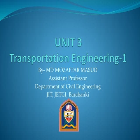 Unit 3 | PPTX | Civil Engineering Industry | Industries