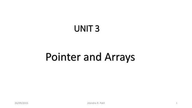 Unit 3 | PDF