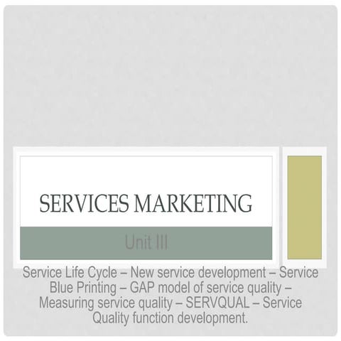 Service Marketing