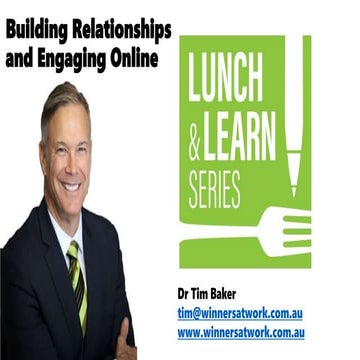 Building Relationships and Engaging Online