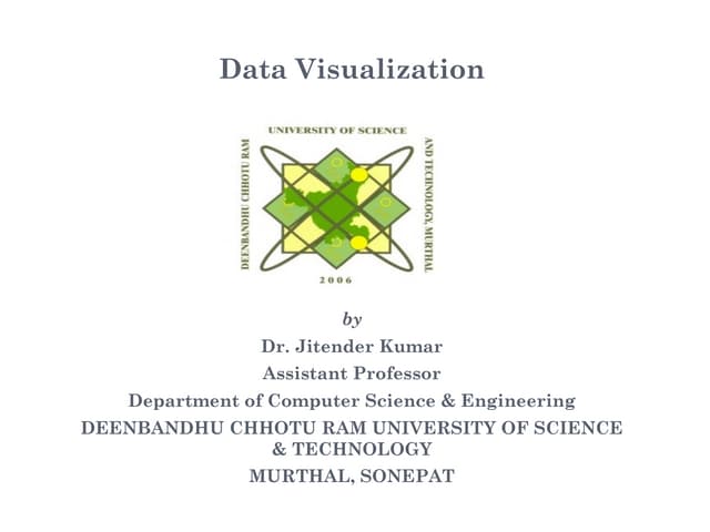 Data visualisation in data analytics with python