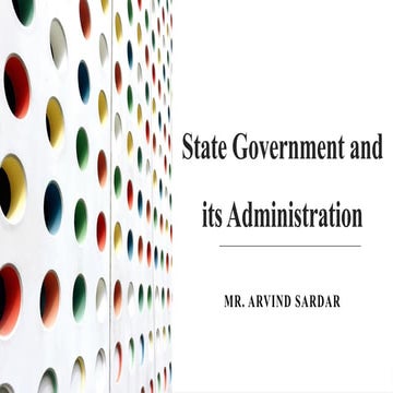 UNIT 3 state goverment it administration second year