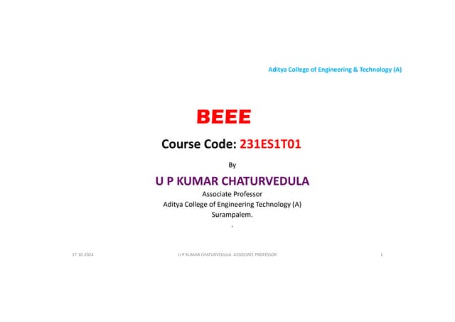 LECTURE NOTES ON SOLAR, NUCLEAR, WIND POWER ENERGY