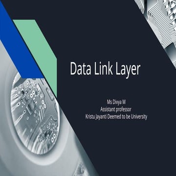 Unit 3 - Computer networks  MAC Layer  Logical Link