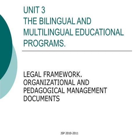 Unit 3. legal framework