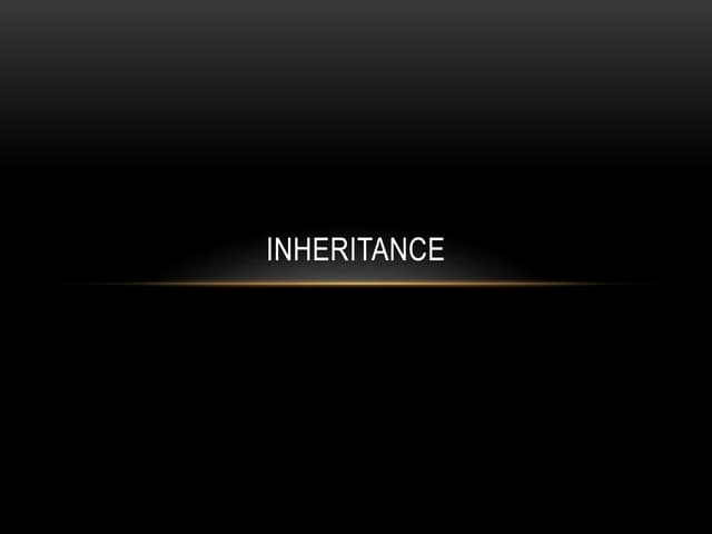 Unit3 part2-inheritance