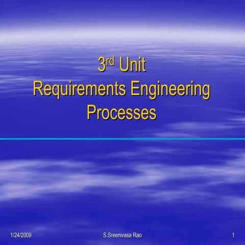 Unit 3 requirements engineering processes merged