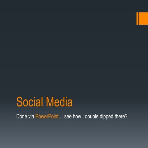 Unit 3 social media and power point