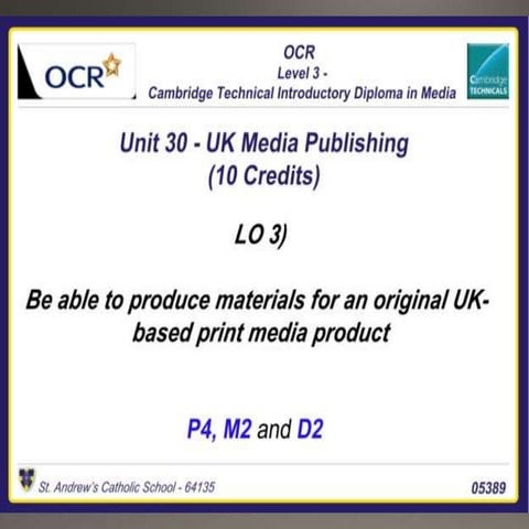 Unit 30 LO3 PowerPoint