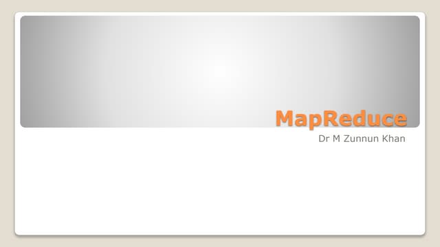 Unit3 MapReduce