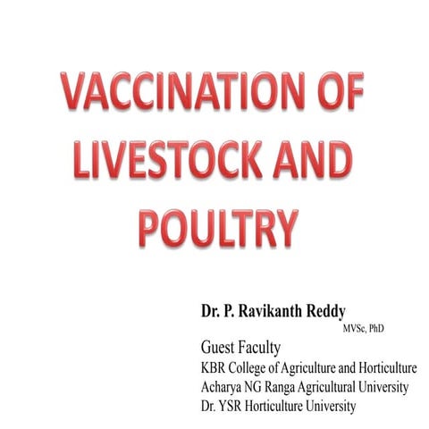 Unit 30 and 31 Vaccination of livestock and Poultry.pptx