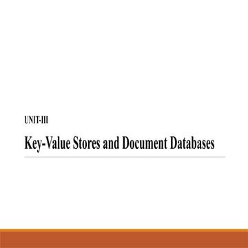 NO_SQL DATABASES ALL INFROAMTION GIVEN ABOUT DATA