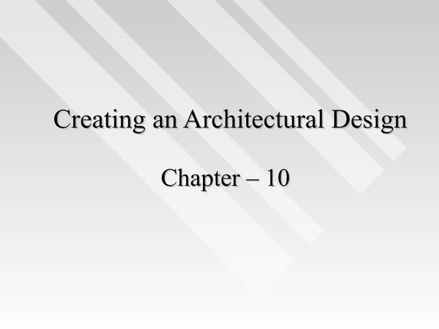 Unit 3 3 architectural design