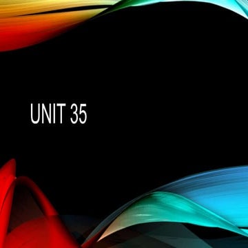 Unit 35 