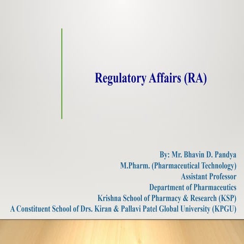 Regulatory Affairs, Responsibilities of Regulatory Affairs Professionals