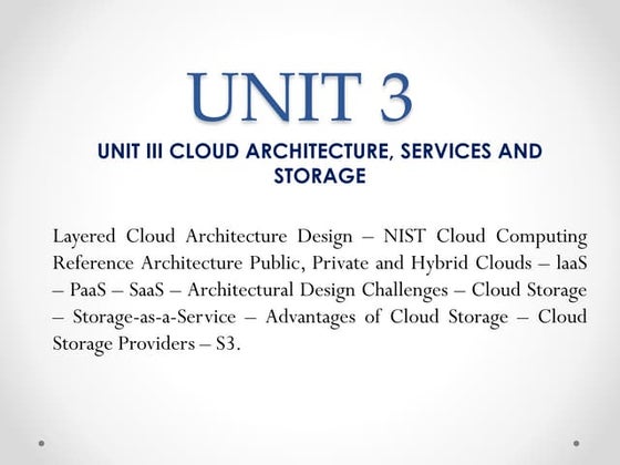 NIST Cloud Computing Reference Architecture | PPT