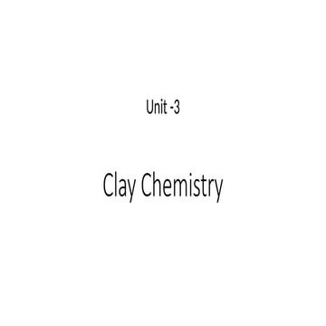Clay Mineralogy | PDF