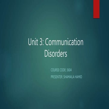 Communication Disorders.pptx