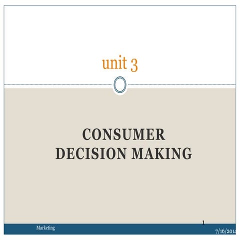 Unit 3 consumer_decision_making