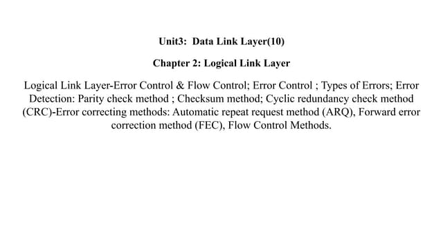 Unit3-Data Link Layer-Logical Link Layer-CHAPTER 2.pdf