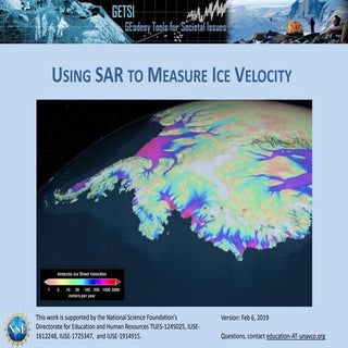 Overview of using InSAR to measure ice velocity