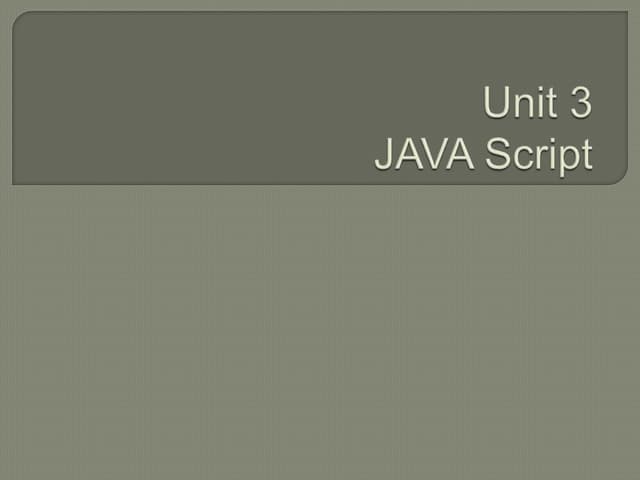 Unit 3 JAVA Script.pptx