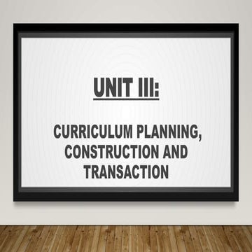 Approaches and Models of Curriculum: Hilda Taba,