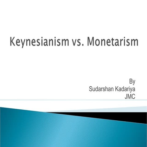 keynesianism vs monetarism