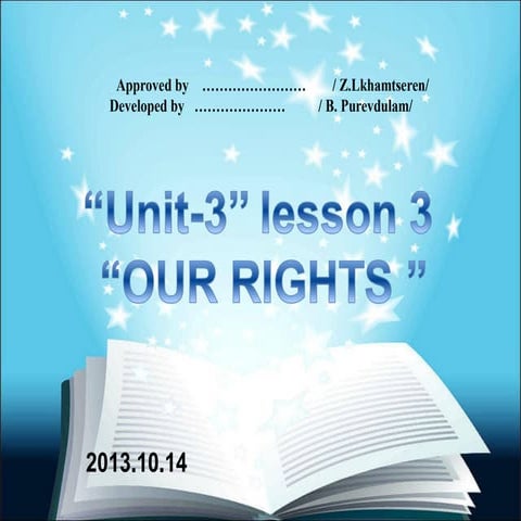 My rights and responsibilities | PPTX