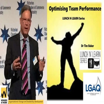 Optimising Team Performance