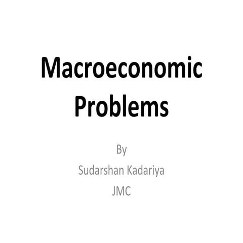 macroeconomic problems
