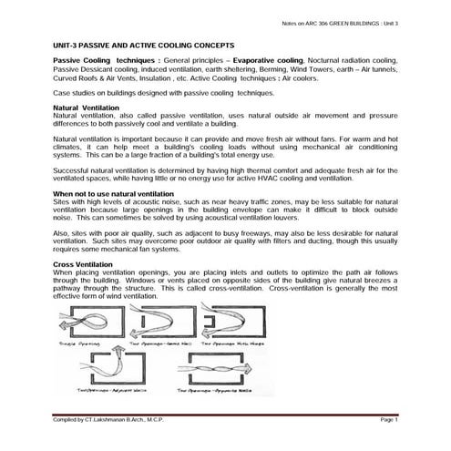 Green Buildings-passive cooling techniques
