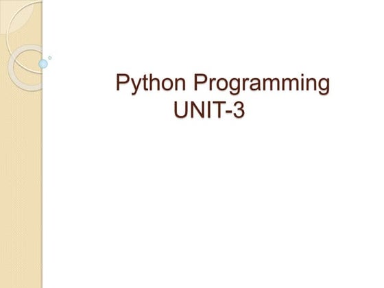 Python programming computer science and engineering