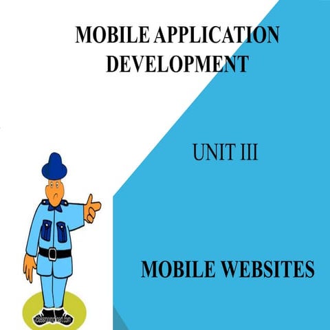 Mobile application development PowerPoin