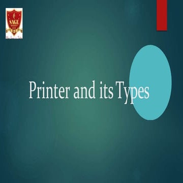 Printer's | PPTX