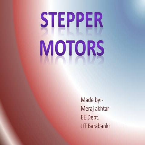 Unit 3 steppermotors