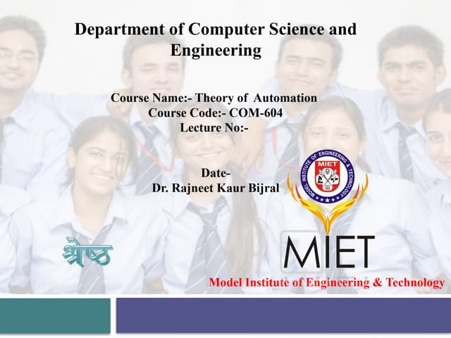 What is turing machine full described PPT for all learners