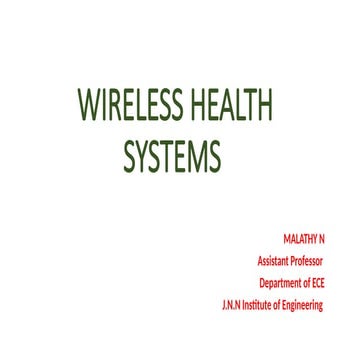 unit 3 WIRELESS HEALTH CARE SYSTEM WEARABLE DEVICE