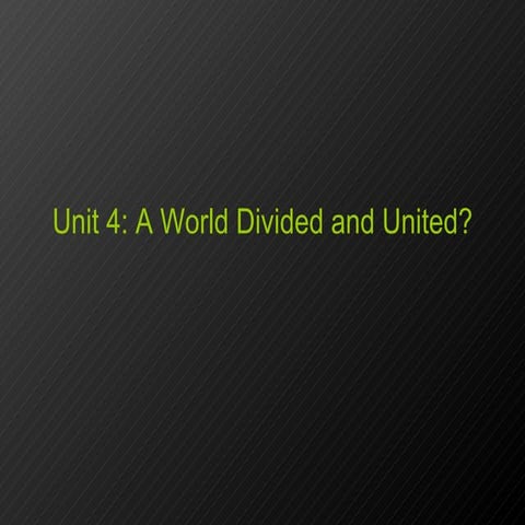 Unit 4 | PPT