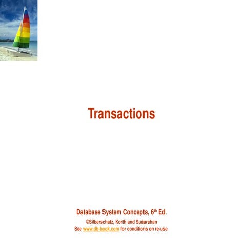 ch17_Transaction management in Database Management System | PPTX