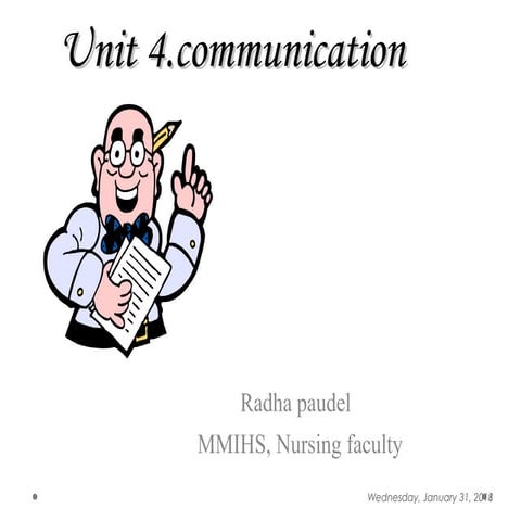 Communication- Learning ppt
