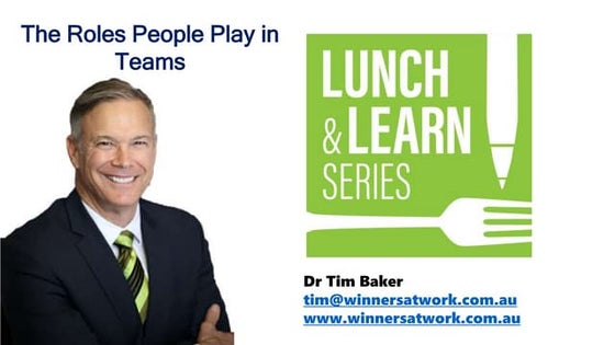The Roles People Play in Teams | PPT