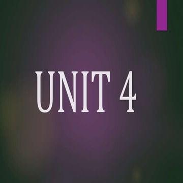 Green Building and Technology Unit 4 | PPTX