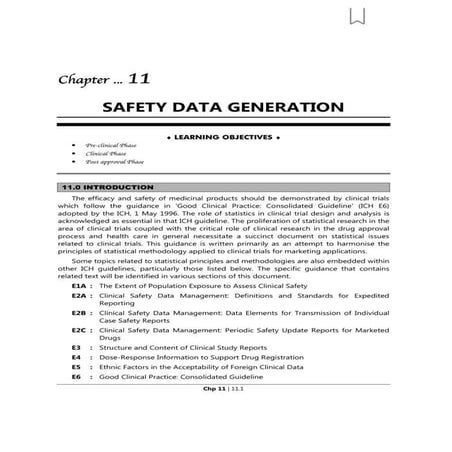 Safety data management