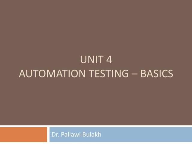 SDET UNIT 4.pptx