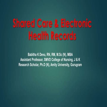 Babithas Notes on unit-4 Health/Nursing Informatics Technology