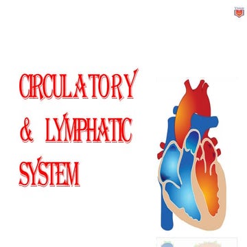 Cardio vascular and Lymphatic system structure