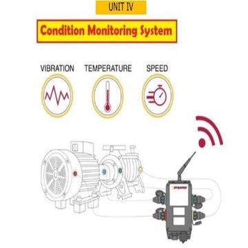 vibration, temperature and speed in condition monitoring and maintenance