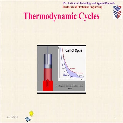 Unit 4 Thermodynamic Cycles Presentation Pptx
