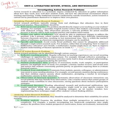 Action Research Writing Template | PDF